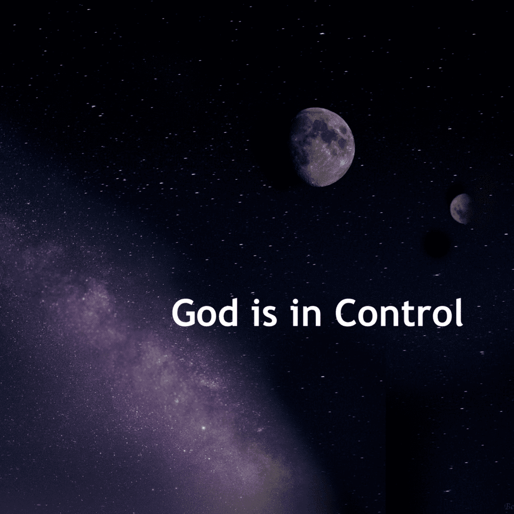 God is in Control quote
