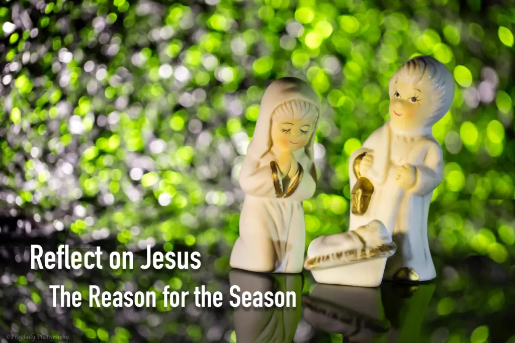 A Nativity of Jesus Christ figurines