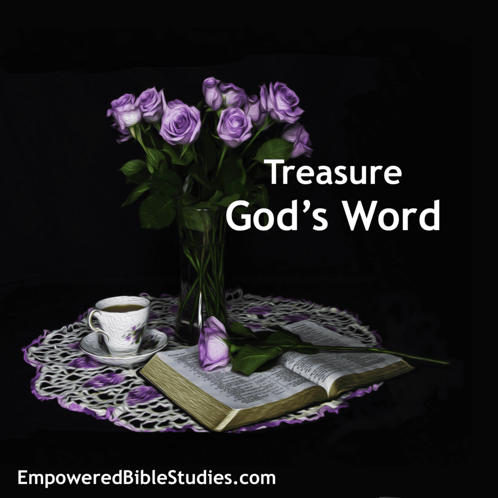 Treasure Words of God Graphic Art